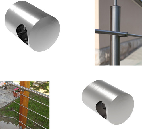 Acciaio inox asta porta - inox,