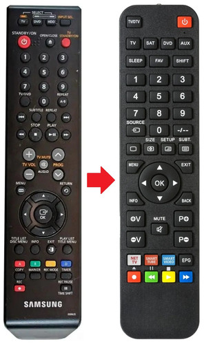 Telecomando adatto per - , samsung