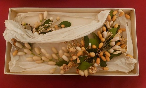 Scatola antica con fiori - antica,