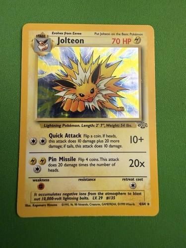 Jolteon jungle holo - jolteon,