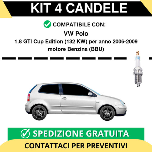 Kit candele per polo 1 - kit, 4