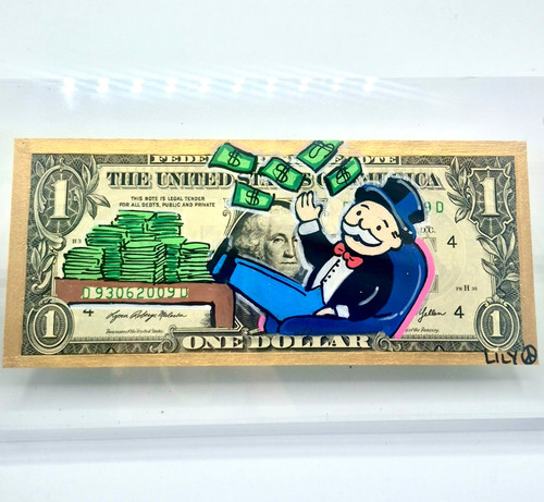 Monopoly money art - mr,
