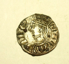 Spagna moneta medievale argento 'dinero' Sancho IV 1284-1295 molto bella!   #66