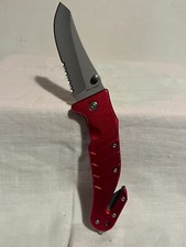 Coltello tattico Intervento Rosso Mil-Tec 118 CRI Soccorritori Vigili del Fuoco