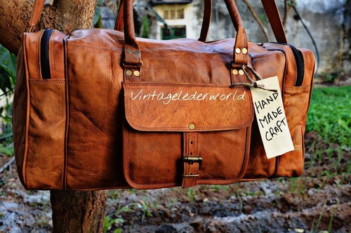 Borsone vintage pelle - borsone,