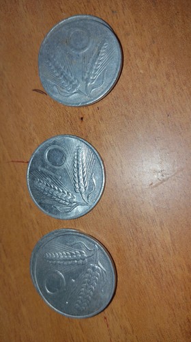 Moneta lire con spiga del - moneta,