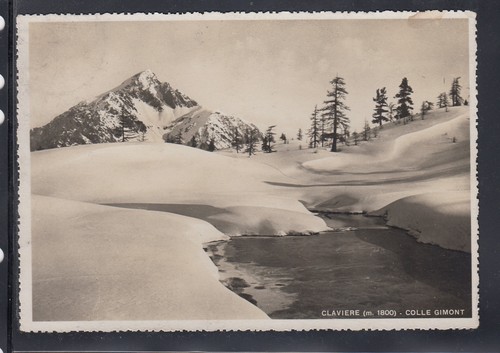 Cartolina claviere colle - cartolina,