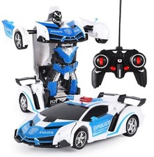 Macchina Telecomandata Transformer modello Lamborghini della Polizia 1:18