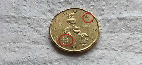 Moneta rara centesimi euro - moneta, 20