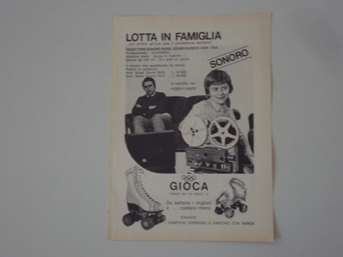 Advertising pubblicità 1972 - advertising,