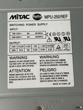 Alimentatore MPU-250REF mitac 250W USATO TEsted Ottime Condizioni