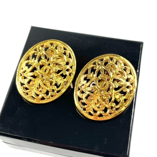 Orecchini chanel placcati oro - placcati,