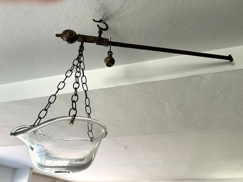 Antica bilancia stadera con - antica,