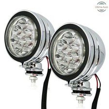 2x LED 4 " Universale Cromato