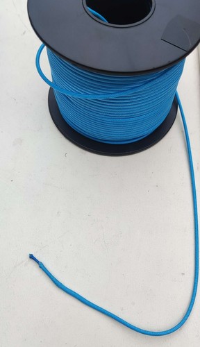 7mm blue double braid - x, 5m