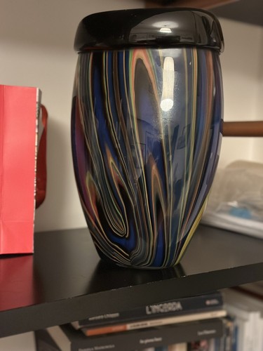 Vaso missoni design arte vetro - vaso,