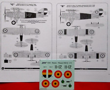 Decalcomanie - 1/72: Hispano-Nieuport NiD-52