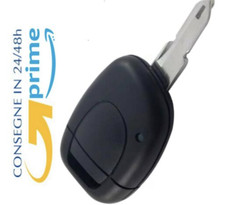 CHIAVE GUSCIO COVER TELECOMANDO 1 TASTO PER RENAULT TWINGO CLIO KANGOO CON LAMA