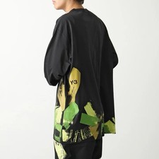 NUOVO Adidas Y-3 placed graphic maglia lunga M IP5578 manica lunga