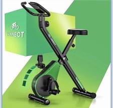 Cyclette Pieghevole, Cyclette Da Casa Con 16 Livelli Di Resistenza, Monitor LCD 