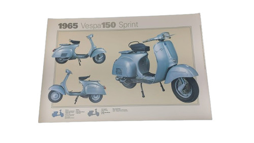 Poster plastificato vespa - vespa, 150