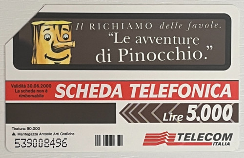 Carta telefonica le - -,