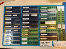 34 lotto RAM DDR3 4 GB 8 GB 16 GB 136 GB PC3-12800 10600 8500 memoria PC desktop