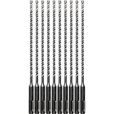Makita B-61195 3/16" x 8" SDS-Plus Bit 3 taglierine confezione da 10 pezzi