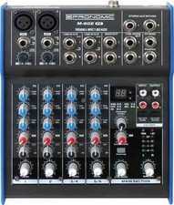 MIXER DJ DISCO AUDIO PASSIVO 6
