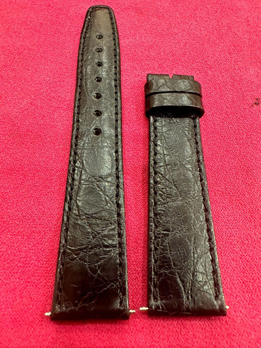 Cinturino iwc coccodrillo nero - coccodrillo,