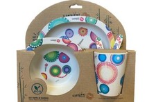 SET PAPPA FIBRA DI BAMBOO