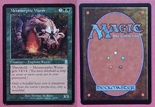 4x Wurm Mutaforma - Metamorphic Wurm - Magic MTG Odissea