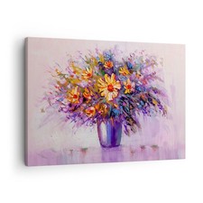 Quadro su Tela 70x50cm fiori