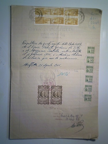 Documento luogotenenza citta - documento,