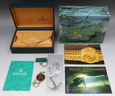Cassa scatola orologio ROLEX ORIGINALE VINTAGE 68.00.71 libretto ancoraggio i...