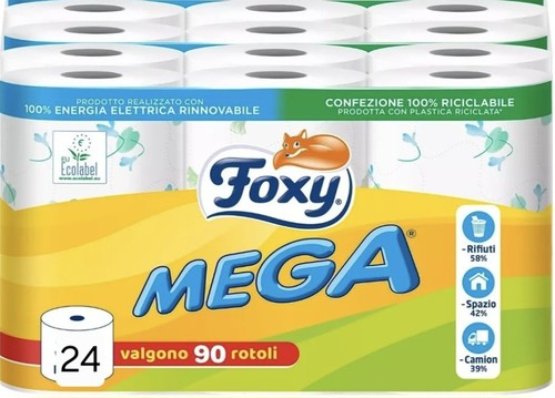 Carta igienica foxy - carta, 24
