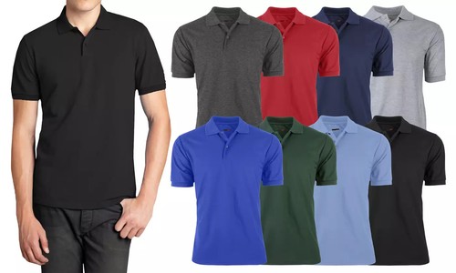 Polo uomo manica corta piqué