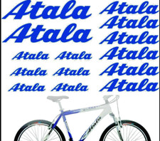 KIT 14 ADESIVI PRESPAZIATI BICI ATALA IN VINILE PERMANENTE PER RESTOMOD BIKE