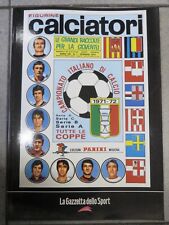 LA GAZZETTA DELLO SPORT - RISTAMPA ANASTATICA ALBUM CALCIATORI PANINI 1971-72