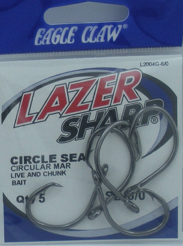 Eagle claw l2004g gancio - eagle, l2004g-6/0