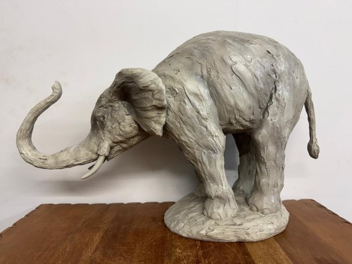 Grande scultura elefante - ,