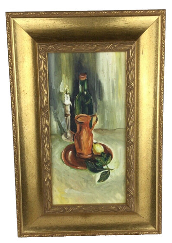 Quadro olio tavola - su,