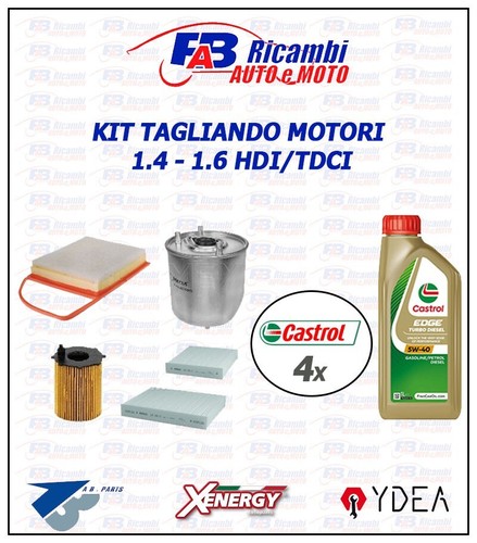 Kit tagliando motori 1 6 - tagliando,