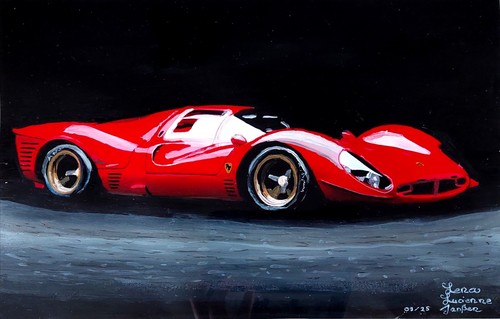 Quadro ferrari copia - quadro,