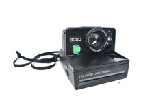 POLAROID LAND CAMERA 3000 SX-70 SX70 FOTOCAMERA PELLICOLA ISTANTANEA NERA TESTATA FUNZIONANTE