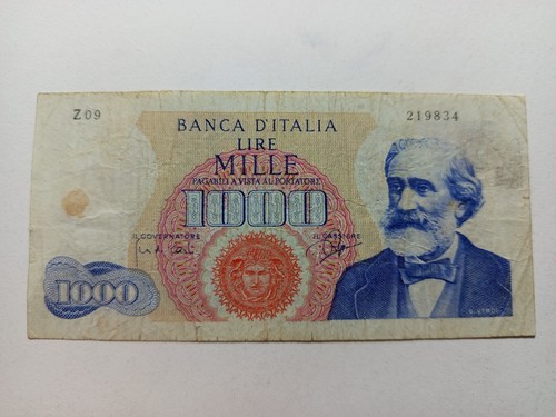 1000 lire verdi primo - verdi, tipo