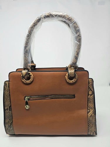 Borsa mano finto con stampa - finto,