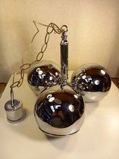 Lampadario  N 3 Sfere Cromo