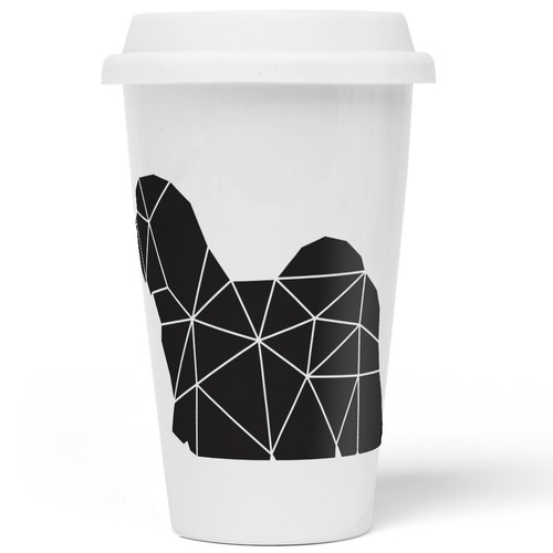 Lhasa apso origami stil - lhasa, origami-stil