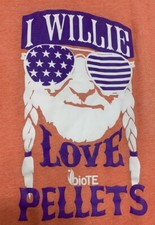 T-shirt tela Willie Nelson